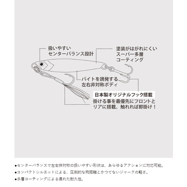 ジグパラ ショート 40g